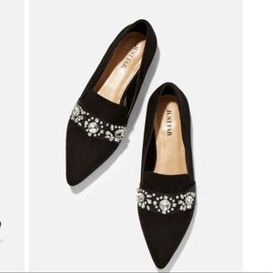 Black loafers